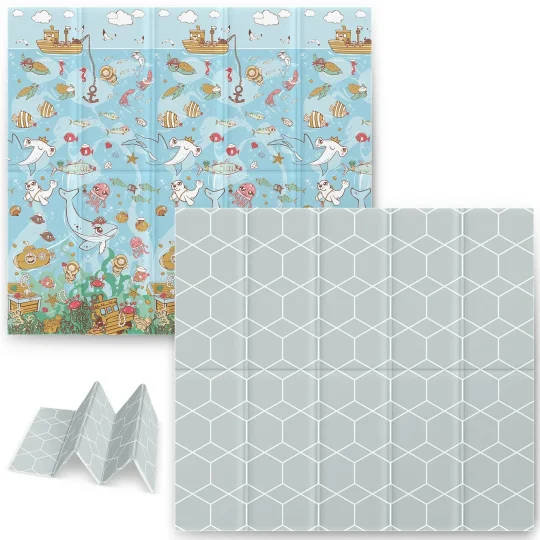 Sklopiva Edukativna Pjenasta Podloga 200 X 180 X 1 Cm Nukido Nk 340 Ocean 1