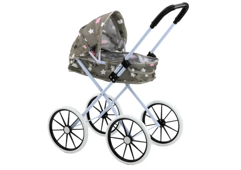 Sklopiva Kolica Za Lutke 60 Cm, Siva 2