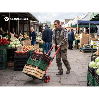 Sklopiva Transportna Kolica, Za Glodalicu, Skladišna Kolica, 100 Kg, Humberg Hm 517 6