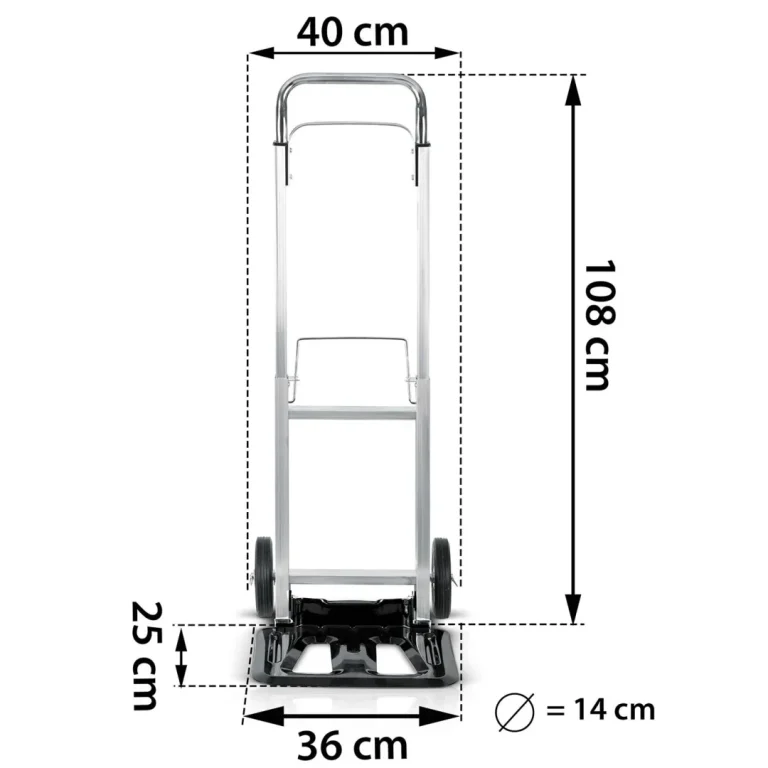 Sklopiva Transportna Kolica, Za Glodalicu, Skladišna Kolica, 90 Kg, Humberg Hm 518 13