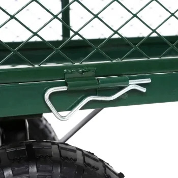 Sklopiva Vrtna Transportna Kolica Čelična Prikolica 200 Kg 9