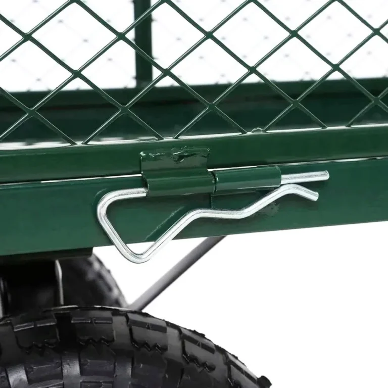 Sklopiva Vrtna Transportna Kolica Čelična Prikolica 200 Kg 9