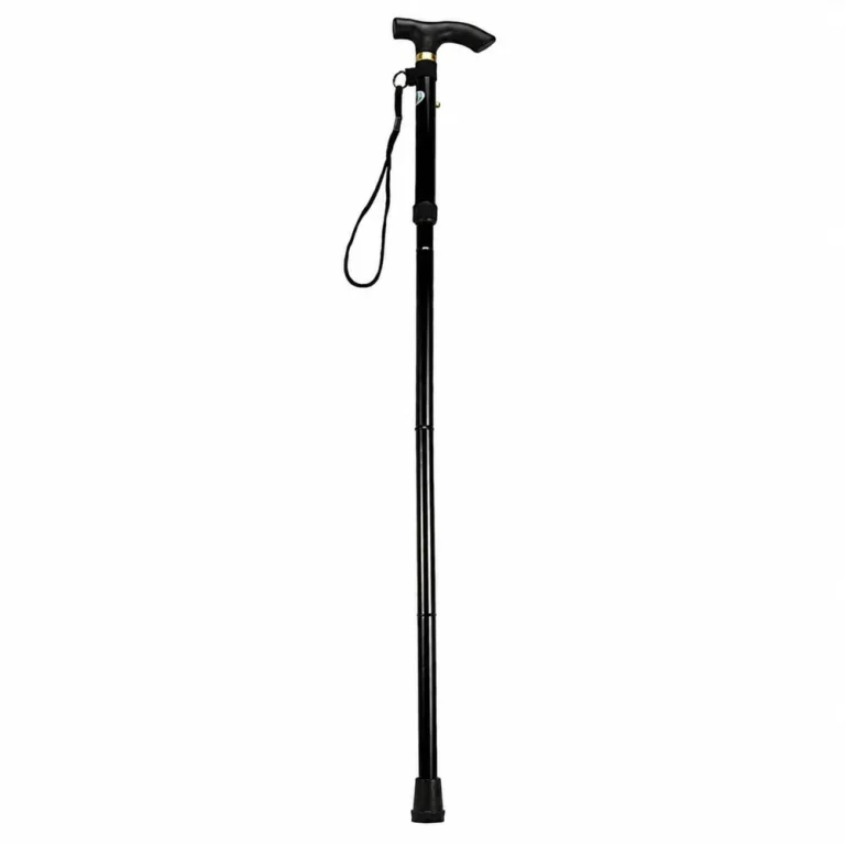 Sklopivi Aluminijski štap Za Hodanje Crni 85–95 Cm 2