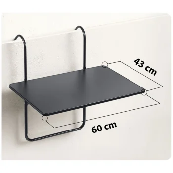 Sklopivi Balkonski Stol Sofotel So 982, 60 × 43 Cm, Crni 4