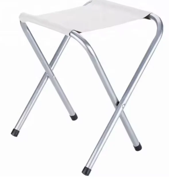 Sklopivi Kamperski Set Stol + 4 Stolice Bijeli 3