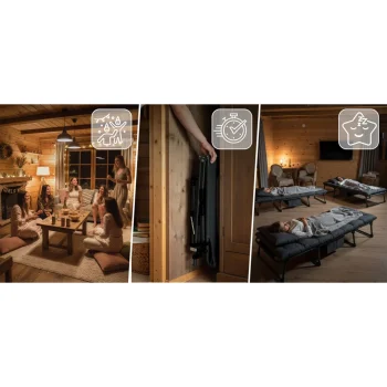 Sklopivi Krevet Za Kampiranje, Vrtna Ležaljka, Chillwell Dream Sofotel, Smeđa 10