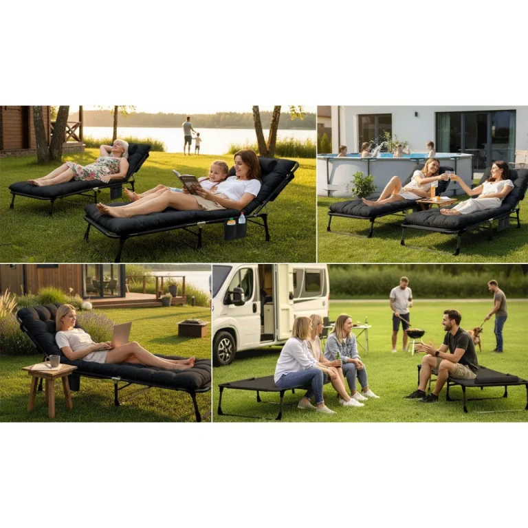 Sklopivi Krevet Za Kampiranje, Vrtna Ležaljka, Chillwell Dream Sofotel, Smeđa 7