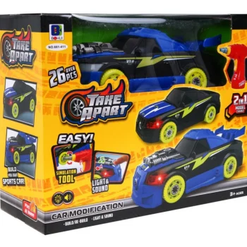 Sklopivi Sportski Automobil 2 U 1 S Odvijačem, Zvukovi I Svjetla, 3+ 10