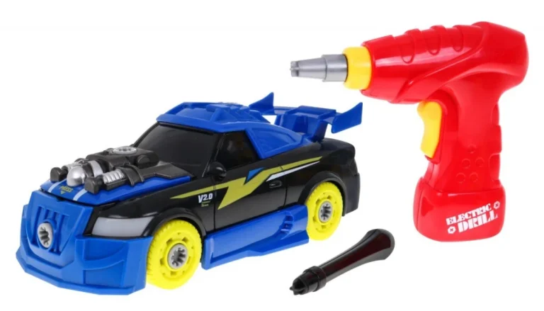 Sklopivi Sportski Automobil 2 U 1 S Odvijačem, Zvukovi I Svjetla, 3+ 2
