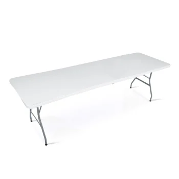 Sklopivi Vrtni Stol Za Catering 244 Cm Plonos Bijeli 2