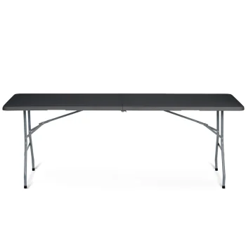 Sklopivi Vrtni Stol Za Catering 244 Cm Plonos Crni 3