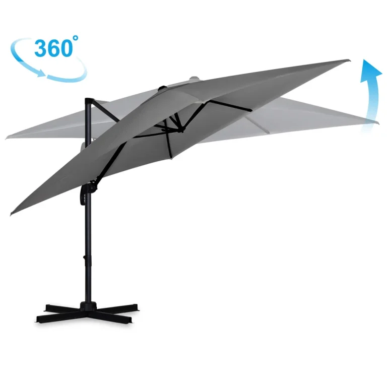 Sklopivi Vrtni Suncobran, 8 Segmenata, 420 Cm, S Navlakom, Plonos Pl 883 10