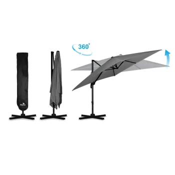 Sklopivi Vrtni Suncobran, 8 Segmenata, 420 Cm, S Navlakom, Plonos Pl 883 9