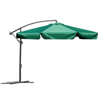 Sklopivi Vrtni Suncobran, 8 Segmenata, Zeleni, 350 Cm 7