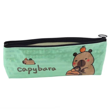 Školska Pernica Capybara Metalik Svjetlucavo Zelena 2