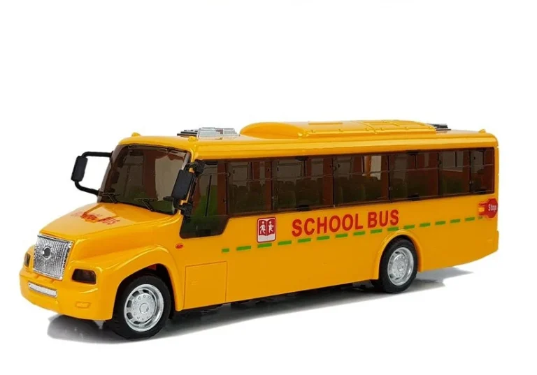 Školski Autobus Spring Drive. Svjetla I Zvukovi. Otvaranje Vrata 2