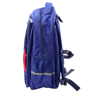 Školski Ruksak S Našivenim Remenom Za Prsa, Tamnoplavi, 20l 2