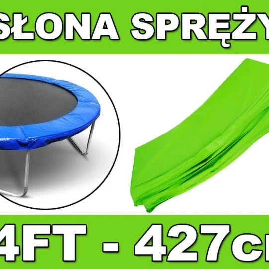 Skyramiz Zelena Opružna Zaštitna Ogrlica Za Vrtni Trampolin 427 Cm / 14 Stopa 1