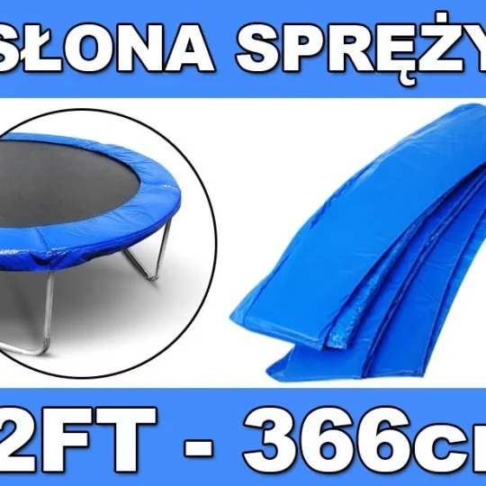 Skyramiz Plava Opružna Zaštitna Ogrlica Za Vrtni Trampolin 366 Cm / 12 Stopa 1