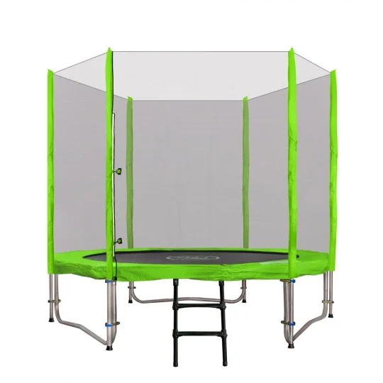 Skyramiz Vrtni Trampolin 244 Cm 8 Stopa Za Djecu Zeleni + Pribor, Zelena 1