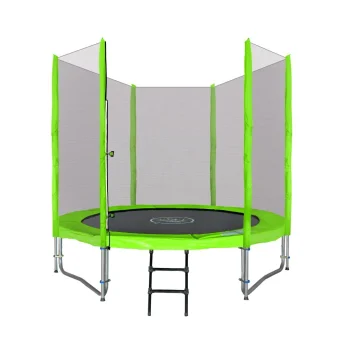Skyramiz Vrtni Trampolin 244 Cm 8 Stopa Za Djecu Zeleni + Pribor, Zelena 3
