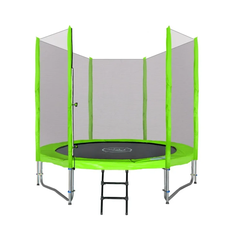 Skyramiz Vrtni Trampolin 244 Cm 8 Stopa Za Djecu Zeleni + Pribor, Zelena 3