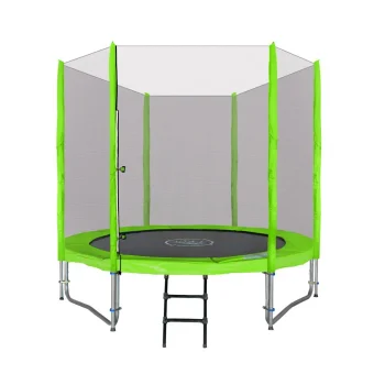 Skyramiz Vrtni Trampolin 244 Cm 8 Stopa Za Djecu Zeleni + Pribor, Zelena 4