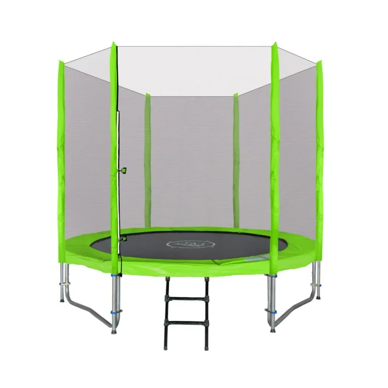 Skyramiz Vrtni Trampolin 244 Cm 8 Stopa Za Djecu Zeleni + Pribor, Zelena 4