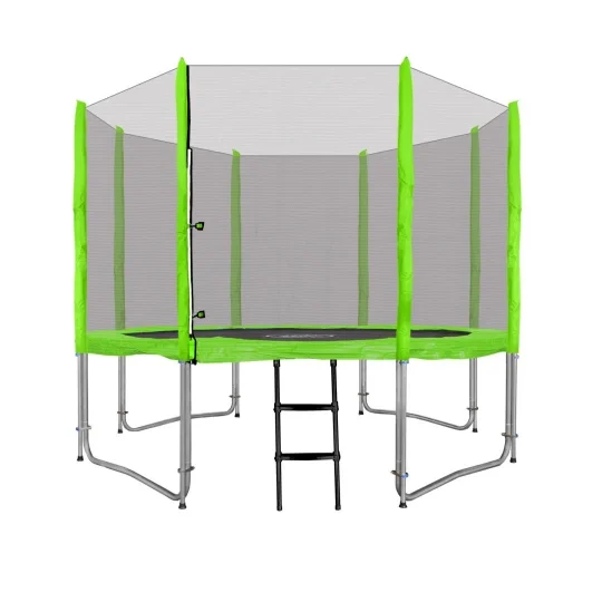 Skyramiz Vrtni Trampolin 305 Cm 10 Stopa Za Djecu Zeleni + Pribor, Zelena 1