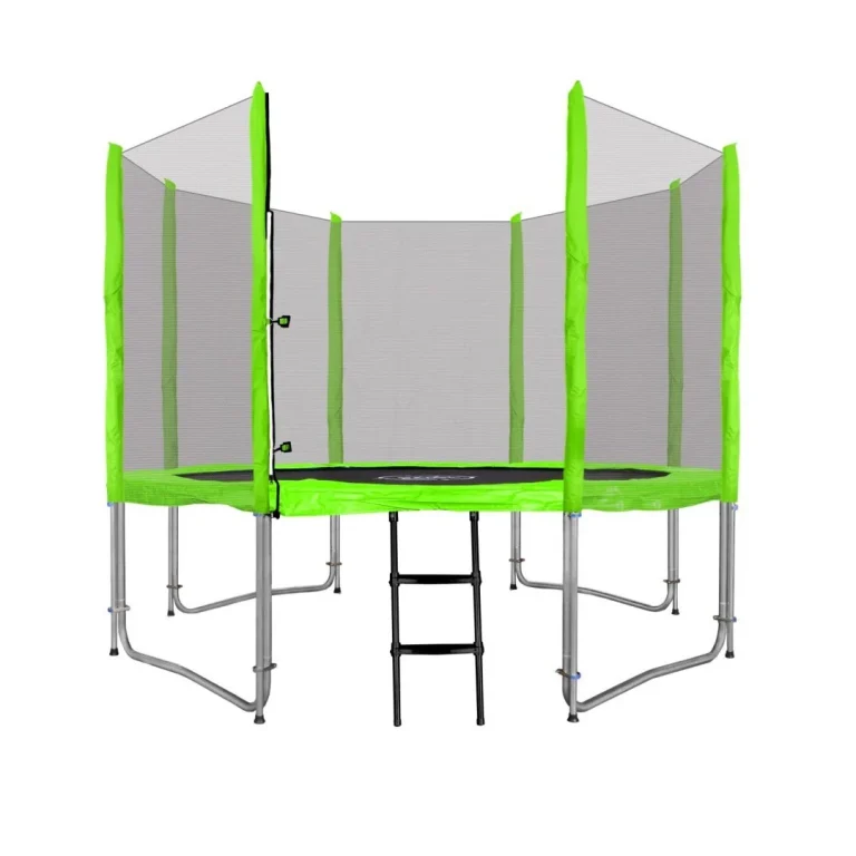 Skyramiz Vrtni Trampolin 305 Cm 10 Stopa Za Djecu Zeleni + Pribor, Zelena 2