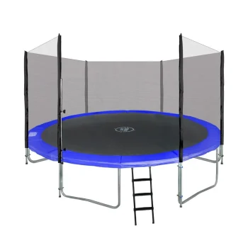 Skyramiz Vrtni Trampolin 366 Cm 12 Stopa Za Djecu Plavi + Pribor, Plava 2