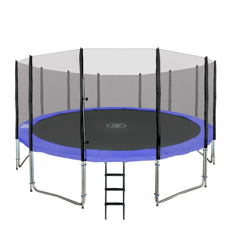 Skyramiz Vrtni Trampolin 487 Cm 16 Stopa Za Djecu Plavi + Pribor, Plava 1
