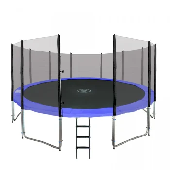 Skyramiz Vrtni Trampolin 487 Cm 16 Stopa Za Djecu Plavi + Pribor, Plava 2