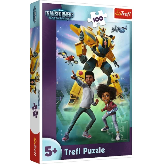 Slagalica 100 Transformers Earthspark Tim, Trefl 16457 1