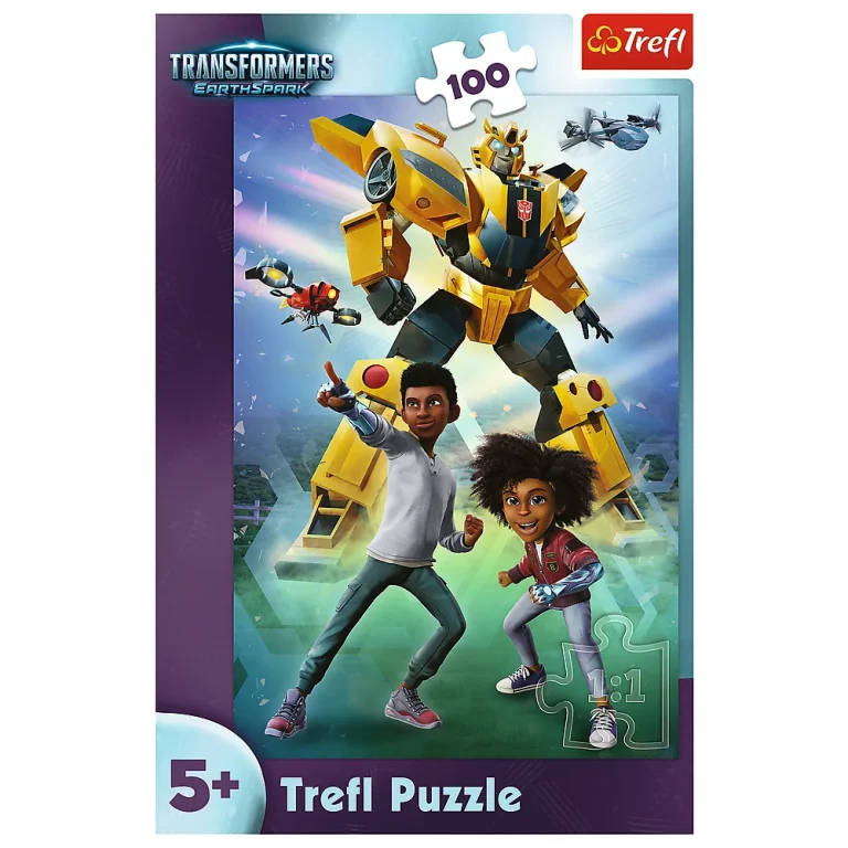 Slagalica 100 Transformers Earthspark Tim, Trefl 16457 3