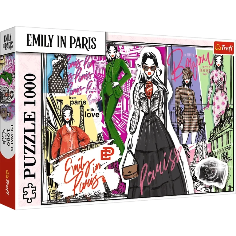 Slagalica 1000 Emily U Parizu: Modne Inspiracije Trefl 10967 1