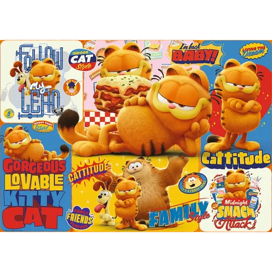 Slagalica 1000 Garfieldove Avanture Garfield Trefl 10935 1