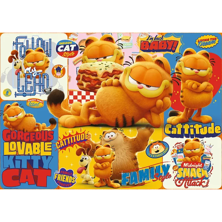 Slagalica 1000 Garfieldove Avanture Garfield Trefl 10935 1