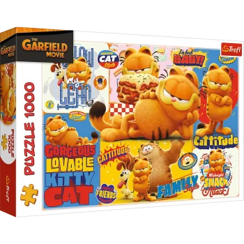 Slagalica 1000 Garfieldove Avanture Garfield Trefl 10935 2
