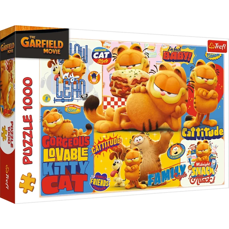 Slagalica 1000 Garfieldove Avanture Garfield Trefl 10935 2