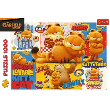 Slagalica 1000 Garfieldove Avanture Garfield Trefl 10935 3