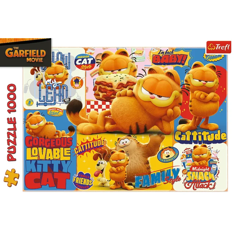 Slagalica 1000 Garfieldove Avanture Garfield Trefl 10935 3
