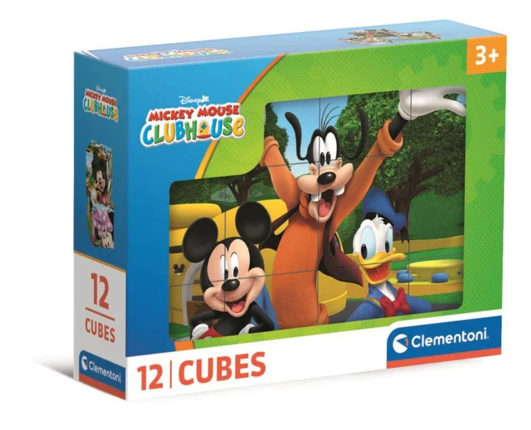 Slagalica 12 Kockastih Blokova Disney Mickey Mouse Clubhouse Clementoni 41348 1