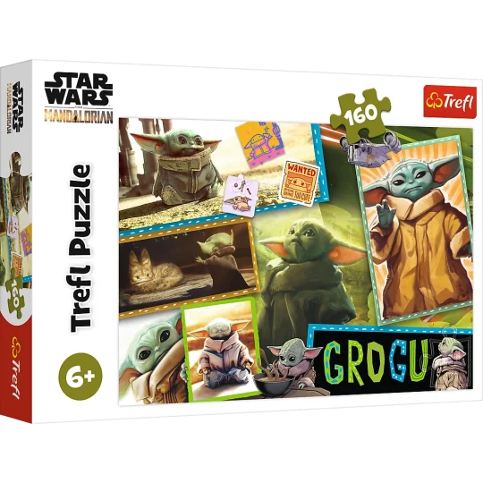 Slagalica 160 Grogu Star Wars, 410 × 278 Mm, Trefl 15411 1