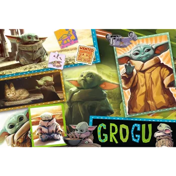 Slagalica 160 Grogu Star Wars, 410 × 278 Mm, Trefl 15411 2