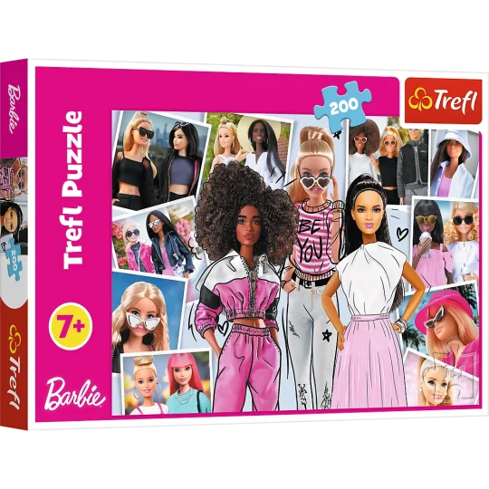 Slagalica 200 U Svijetu Barbie, 48 × 34 Cm, Trefl 13301 1