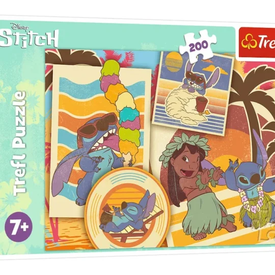 Slagalica 200 Dijelova. Glazbeni Svijet Lilo I Stitch Trefl 13304 1