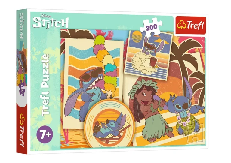 Slagalica 200 Dijelova. Glazbeni Svijet Lilo I Stitch Trefl 13304 1