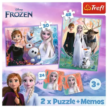 Slagalica 2u1+zapisci Princeze U Svojoj Zemlji Disney Frozen 2 93335 5