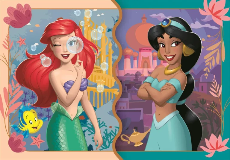 Slagalica 2x20 Super Color Disney Princeze | Clementoni 24092 | 3+ 2